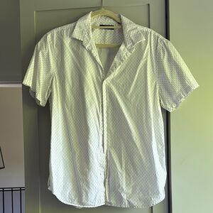 Men's White Short Sleeve Shirt